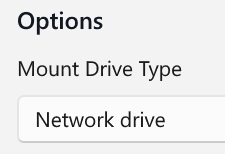 Cloud drive mount example